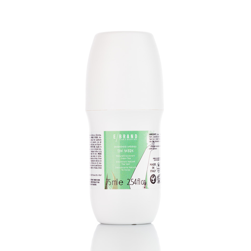 Deodorante Naturale Roll-On The Verde 75 ml, Ebrand Hair & Body