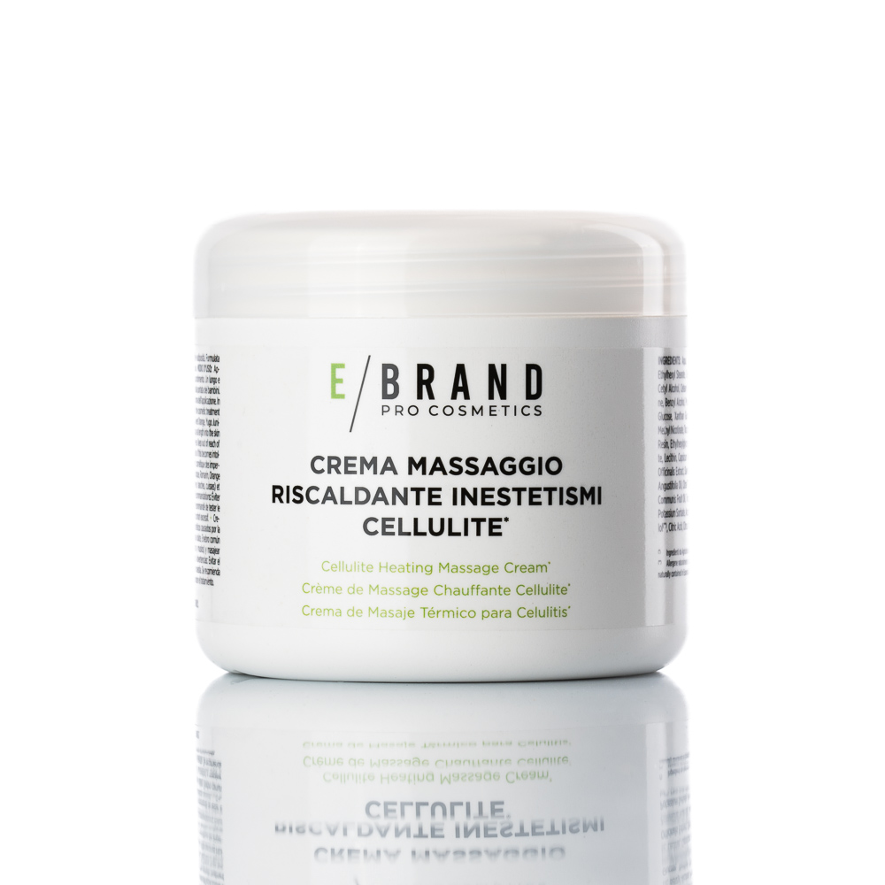 Crema Massaggio Riscaldante Inestetismi Cellulite*, Ebrand Pro Cosmetics, 500 ml