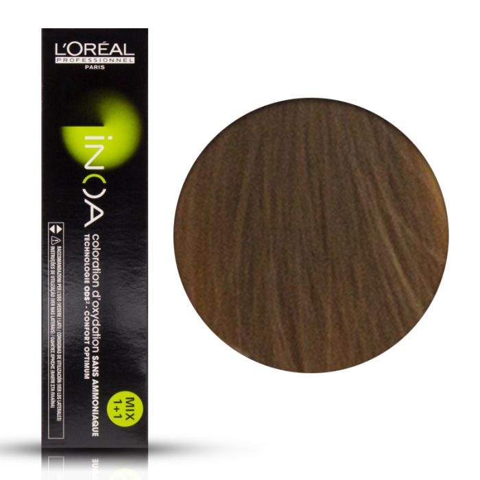 Tinta capelli Inoa 7.3 colore biondo dorato 60 gr, L'Oreal