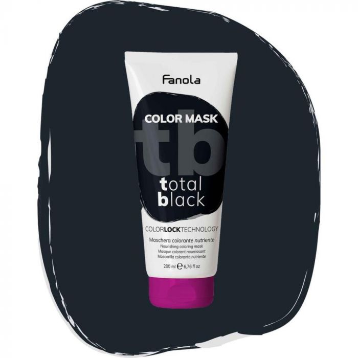 Maschera Colorante Total Black, Fanola, 200 ml