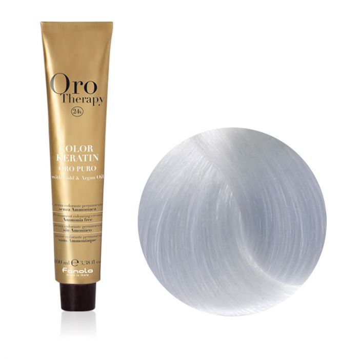 Correttore capelli argento professionale, Color Keratin, Oro Therapy