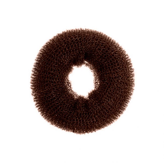 Ciambella per acconciatura capelli diametro 110 colore Marrone