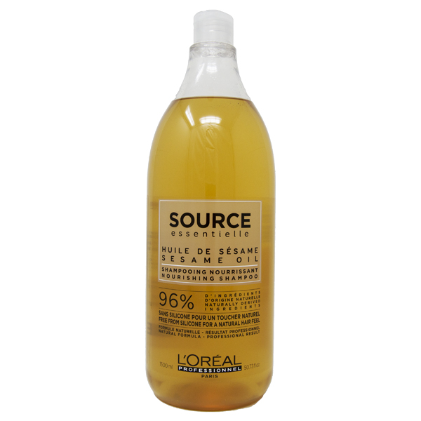 Shampoo per capelli secchi e sensibili 1500 ml, Nourishing , Source Essentielle, L'Oreal