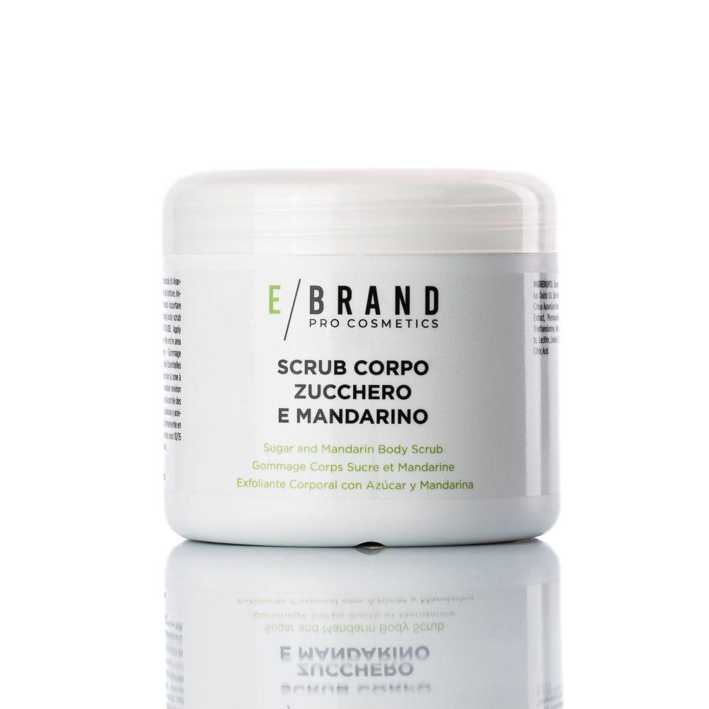 Scrub Corpo Zucchero e Mandarino, Ebrand Pro Cosmetics, 500 ml
